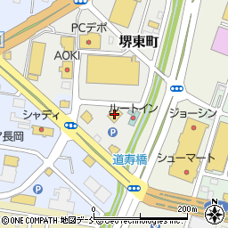 長岡甲羅本店周辺の地図