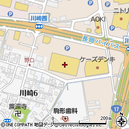 新潟県長岡市川崎町1309周辺の地図