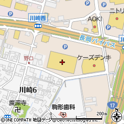 ヴィーム長岡川崎店周辺の地図