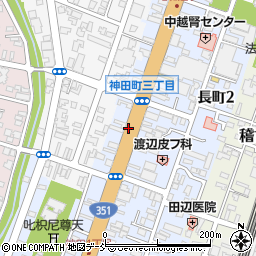 新潟県長岡市神田町周辺の地図