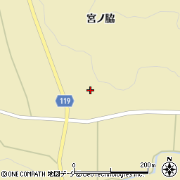 福島県田村市常葉町鹿山早稲田周辺の地図