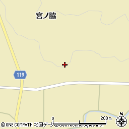 福島県田村市常葉町鹿山地神前周辺の地図