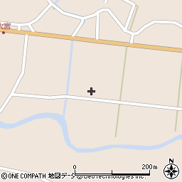 石川県珠洲市若山町（火宮き）周辺の地図