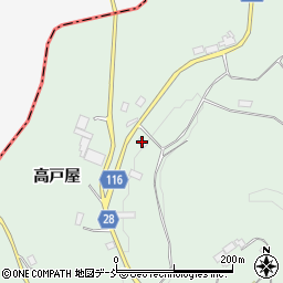 福島県田村郡三春町平沢高戸屋26-3周辺の地図