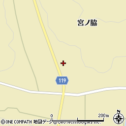 福島県田村市常葉町鹿山宮ノ脇17周辺の地図