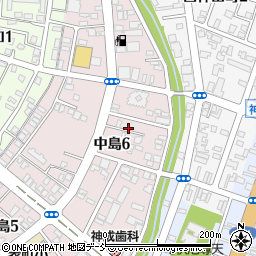 新潟県長岡市中島6丁目周辺の地図
