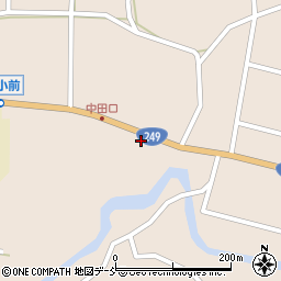 石川県珠洲市若山町古蔵午周辺の地図