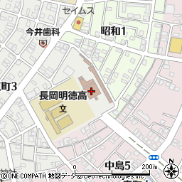 長岡警察署周辺の地図