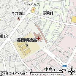 長岡警察署周辺の地図