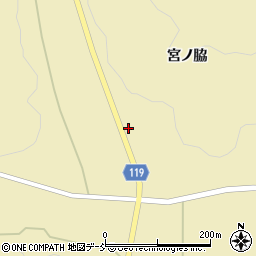 福島県田村市常葉町鹿山宮ノ脇13周辺の地図