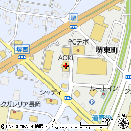 ＡＯＫＩ長岡店周辺の地図