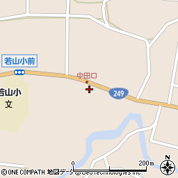 石川県珠洲市若山町古蔵辰周辺の地図