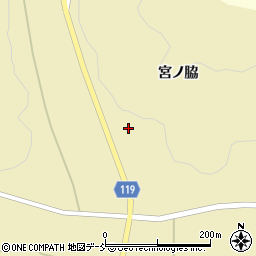 福島県田村市常葉町鹿山宮ノ脇11周辺の地図