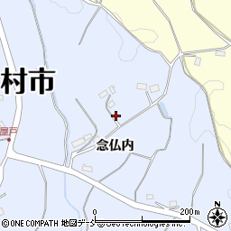 福島県田村市船引町石森念仏内30周辺の地図