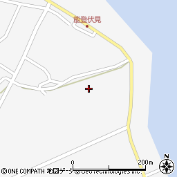 石川県珠洲市三崎町周辺の地図