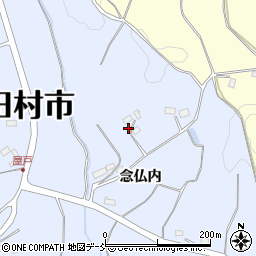 福島県田村市船引町石森念仏内33周辺の地図
