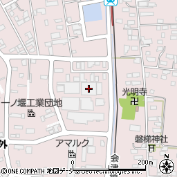 北日本印刷一ノ堰工場周辺の地図