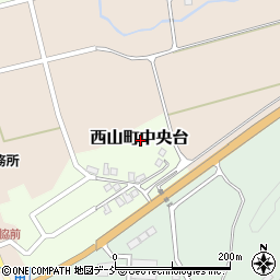 新潟県柏崎市西山町中央台周辺の地図