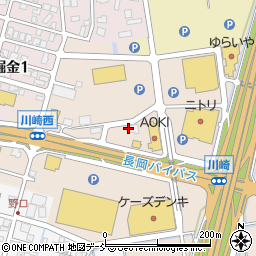 吉野家 長岡リップス川崎店周辺の地図