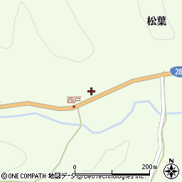 福島県田村市都路町岩井沢松葉29-1周辺の地図