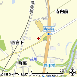 福島県双葉郡双葉町長塚寺内前周辺の地図