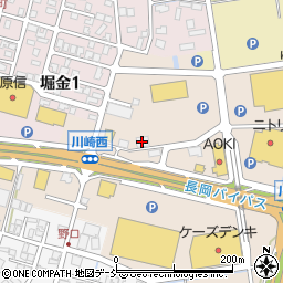 ベビーフェイスプラネッツ 長岡川崎店周辺の地図