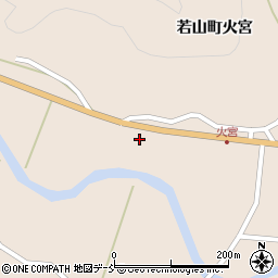 石川県珠洲市若山町火宮か周辺の地図