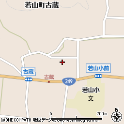石川県珠洲市若山町古蔵寅周辺の地図