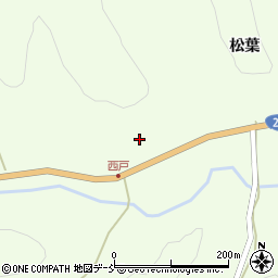 福島県田村市都路町岩井沢松葉30周辺の地図