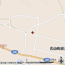 石川県珠洲市若山町（経念北）周辺の地図