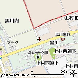 会津若松会津高田線周辺の地図