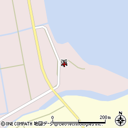 福島県会津若松市湊町大字静潟浜周辺の地図