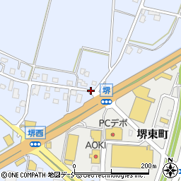 堺入口周辺の地図