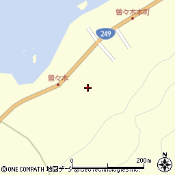 石川県輪島市町野町（曽々木キ）周辺の地図