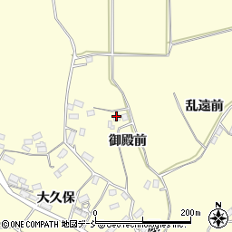 福島県田村市船引町北鹿又御殿前周辺の地図