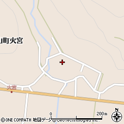 石川県珠洲市若山町（火宮い）周辺の地図