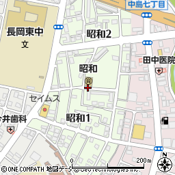 新潟県長岡市昭和周辺の地図