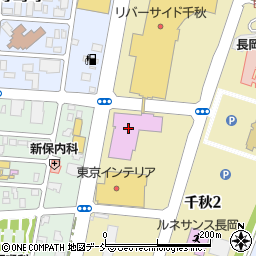 新潟県赤十字血液センター　献血ルーム千秋周辺の地図