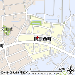 新潟県長岡市関原西町周辺の地図