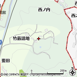 福島県田村市船引町要田竹藪請地20-1周辺の地図