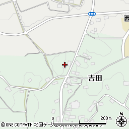 福島県郡山市西田町三町目鍋焼田周辺の地図