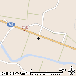 石川県珠洲市若山町（延武あ）周辺の地図