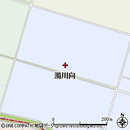 福島県会津若松市北会津町下野（濁川向）周辺の地図