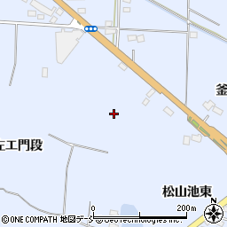 福島県郡山市喜久田町堀之内松入周辺の地図