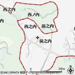 福島県三春町（田村郡）庄司（前之内）周辺の地図