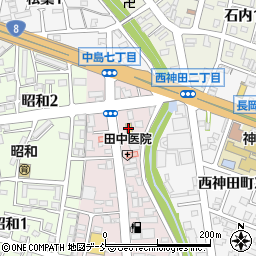 セブンイレブン長岡中島７丁目店周辺の地図
