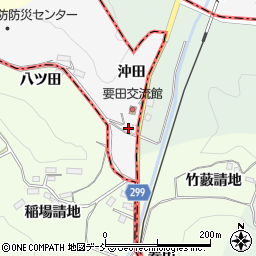 福島県三春町（田村郡）熊耳（八ツ田）周辺の地図