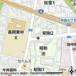 新潟県長岡市昭和2丁目9周辺の地図