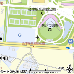 会津総合運動公園トイレ１周辺の地図