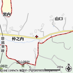 福島県田村郡三春町庄司山口122周辺の地図